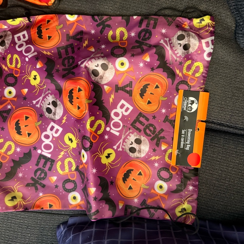 Spooky Purple Halloween Tote Bag